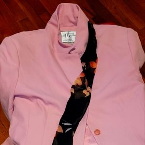 Two piece skirt and jacket. With scarf. Super pretty